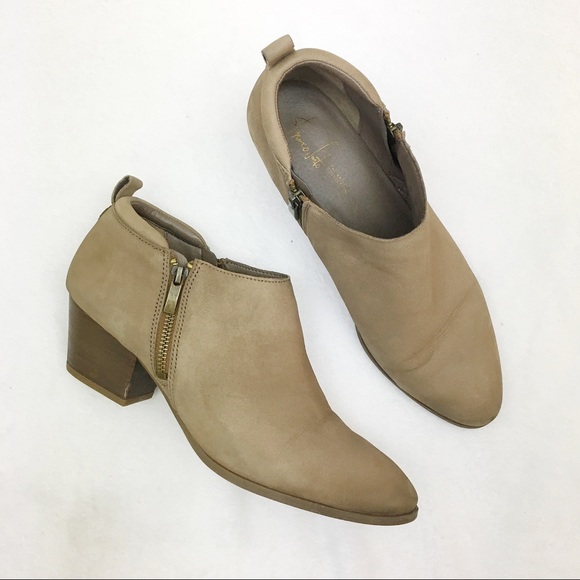 Franco Sarto Shoes - Franco Sarto Tan Ankle Booties